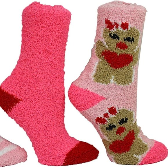 Betsey Johnson Women's Gingerbread Man and Stripe Cozy Box BJ44831, Multi, One S - Picture 5 of 6